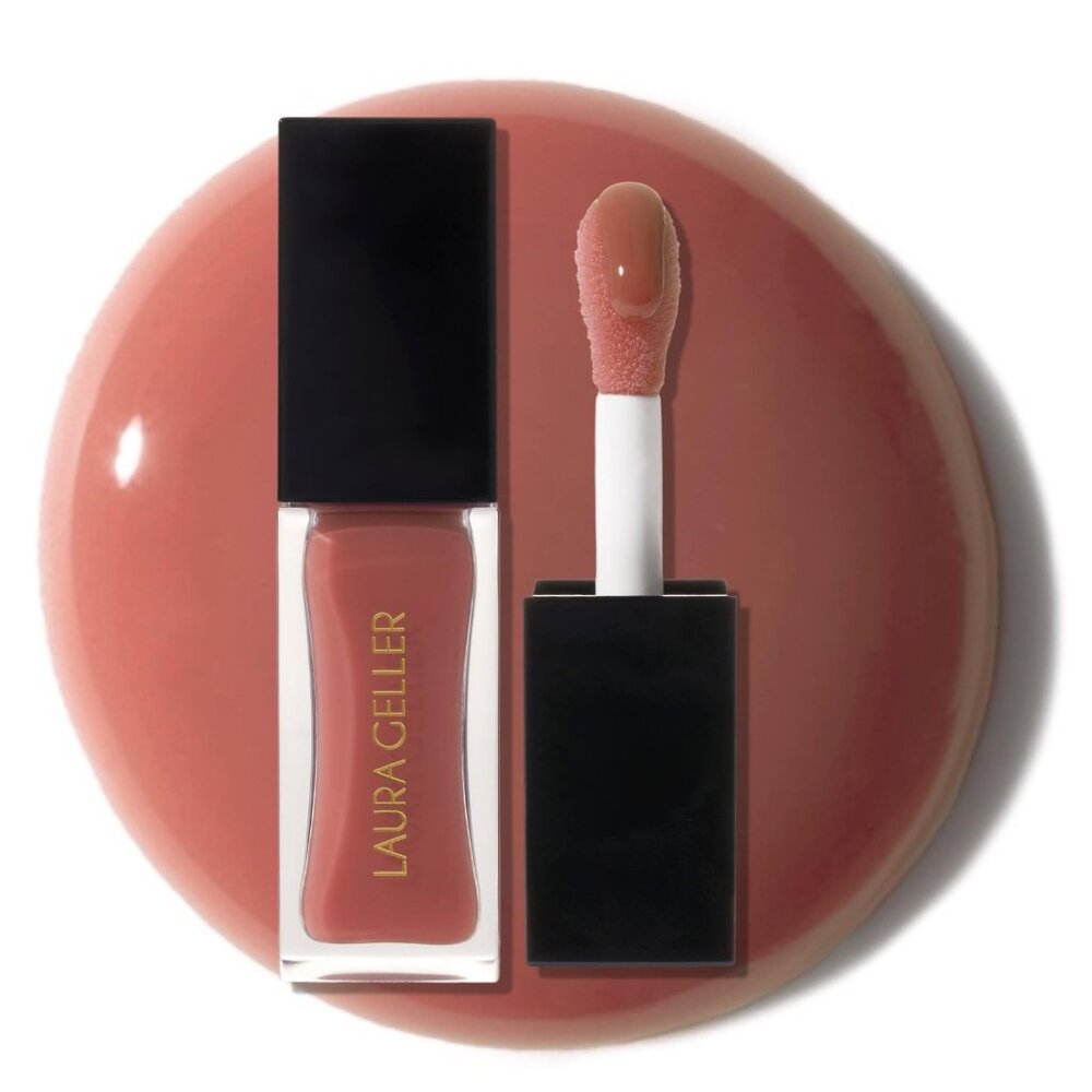 LAURA GELLER NEW YORK Fine Shine Glossy Lip Oil, Neutral Zone - Nude Lip Gloss